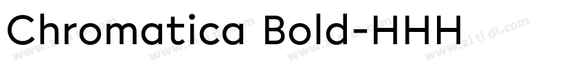 Chromatica Bold字体转换